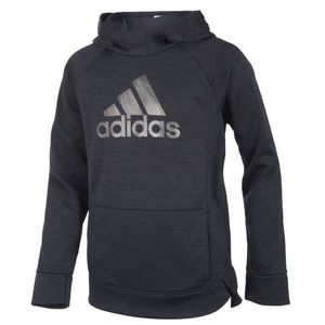 Adidas Little Girls Push It Logo-Print Hoodie